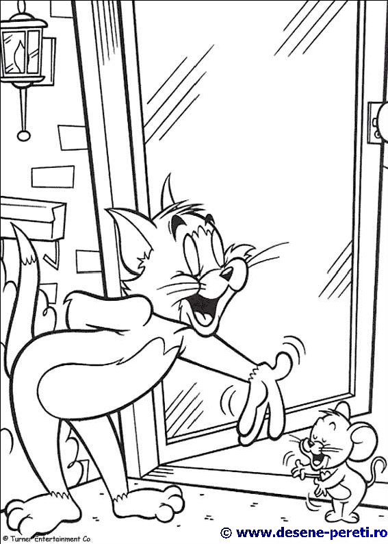 Tom si Jerry desene de colorat